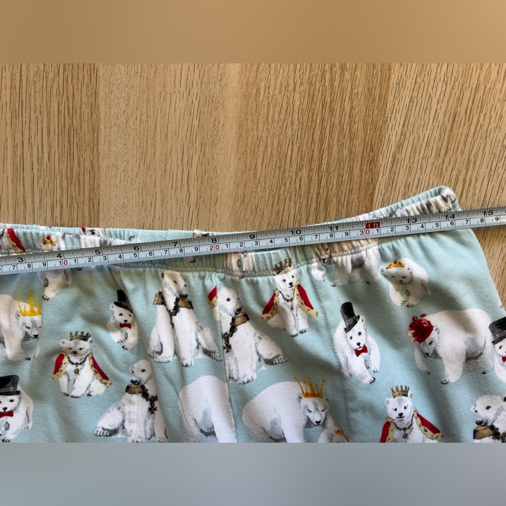 BedHead Pajamas M Organic Cotton Polar Bear Print Made USA - Picture 13 of 16